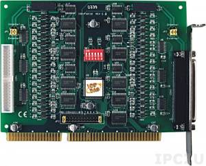 ISO-P32C32 ISA Isolated 32DI & 32DO Board, Adapter CA-4037x1, Cable Socket CA-4002x2