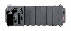 XP-8738-CE6 Standard XP-8000-CE6 with x86 CPU, 1.0 GHz, dual-core, 2GB DDR3, 32GB Flash, 2xRS-232, 1xRS-485, 1xRS-232/485, VGA, 2xEthernet, Windows CE6 OS, and 7 I/O Slot (RoHS), Win-GRAF based
