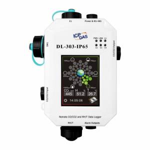 DL-303-IP65 IP65 Remote CO/CO2/Temperature/Humidity Data Logger with Safety Alarm (RoHS)