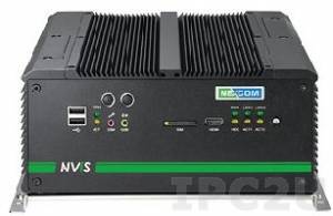 NViS-3542P8 Embedded Surveillance Server, Support Intel Core i7/i5 CPU, Up to 8GB DDR3 RAM, 8xPoE, DualDisplay VGA/DVI/HDMI, 6xUSB, 4xCOM, 2xGbit LAN, Audio, 2x2.5&quot; SATA HDD, Mini-PCIe Slot, SIM Card Slot, 9..+30V DC-In
