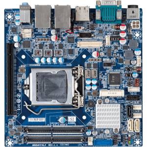 mITX-H110A Mini-ITX motherboard, Supports 7th/6th Gen. Intel Core CPUs , Intel H110 Chipset, DDR4, HDMi, DP, D-sub, 2xGbit LAN, 2xCOM, 6xUSB 2.0, 4xUSB 3.0, 3 x SATA 6Gb/s, 1x M.2 Slot 2242/2280, miniPCIe, 1xPCIe x16, Audio