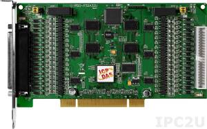 PISO-P32A32U Universal PCI Isolated 32DI, 32DO/PNP Board, Adapter CA-4037x1, Cable Socket CA-4002x2