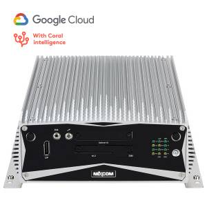 NISE-3800E-GCIoT Performantes, lüfterloses System für IoT Anwendungen mit Google Cloud, Computer vorkonfiguriert mit Google Coral