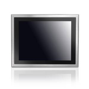WTP-9H66-15 15&quot; TFT LCD Full IP66/69K Fanless Panel PC, Stainless Steel, 1024x768, 350cd/m2, Resistive Touch Screen, Intel Core i5-1245UE 3.3-4.4GHz, 8GB DDR4 RAM, 256GB SSD, M12(1xGbit LAN, 4xUSB, 2xCOM, DC-In), cables M12, power adapter