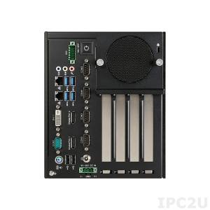 MS-9A66-iG Embedded Computer, Intel Celeron G1820TE, 2.2HGz, LGA1150, up to 16GB DDR3 SODIMM, DVI-I, 2xDP, 5xCOM, 2xGbit LAN, 7xUSB, Audio, 9-36V DC-In, Power Adapter