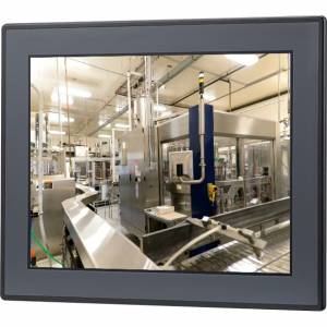 APPD-1500-1 15&quot; XGA industrial 4:3 LED Backlight flush touch monitor with VGA, DVI-D and Display Port input, 24VDC input, RS-232 and USB touch screen interfaces