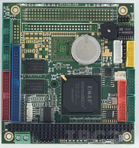 VDX-6350RDE-PLUS PC/104+ Vortex86DX 800MHz CPU Module with 256MB RAM, LAN, 4xCOM, 2xUSB, GPIO, operating temp -20..70 C