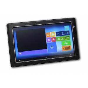 PRTD-090T-8A-N4F 9&quot; Panel PC, WSVGA TFT LCD, Resistive Touch, Cortex-A7 ARM 1.2GHz CPU, 1GB DDR3 RAM, LAN, 2xUSB, RS232, Line-Out, 8GB-EMMC-MLC, MicroSD Slot, Android 4.4.4, Multi Voltage 8-35VDC