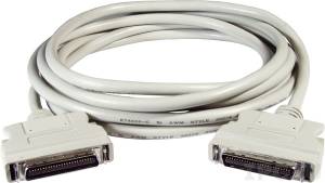 CA-SCSI50-D3 SCSI II 50-pin to 50-pin Male connector cable 3 M, For Delta ASDA A series motor, PVC, 15V