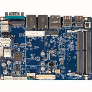 QBiP-8565A 3.5&quot; SBC Board, Intel Core i7-8565U 1.8-4.6GHz CPU, 2x DDR4 SO-DIMM, 2xHDMI 1.4, 2xGbE, 4xUSB 3.1, 2xUSB 2.0, 3xRS-232, 1x RS-232/422/485, SIM Slot, LVDS, 2xSATA, M.2 M Key, M.2 E-Key, Mini-PCIe, 9-36V DC/In
