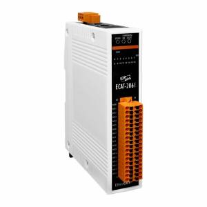 ECAT-2061 EtherCAT Slave I/O Module with Isolated 16-ch Relay DO 30VDC/250VAC@3A (RoHS), 10-30VDC-in