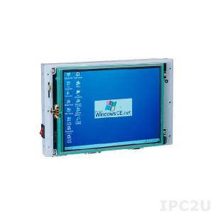 VOX-084-TS/VDX-6328 8.4&quot; TFT LCD Panel PC, VDX-6328 Vortex86DX 800MHz CPU Board, 256MB DDR2 RAM, Res.T/S, VGA/LCD/LVDS, LAN, 6xCOM, 3xUSB, GPIO, FDD, CompactFlash Socket