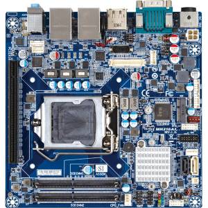 mITX-H310A Mini-ITX motherboard, Supports 8th/9th Gen. Intel Core/Pentium/Celeron CPUs , Intel H310 Chipset, DDR4, HDMi, DP, D-sub, 2xGbit LAN, 4xCOM, 4xUSB 2.0, 4xUSB 3.0, 3 x SATA 6Gb/s, M.2 Slot 2242/2280, M.2 Slot 2230, 1xPCIe x16, Audio