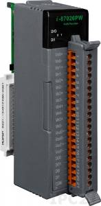 I-87026PW 2 Channels Analog Output Module, 6xAI, 2xDI, 2xDO, RS-485