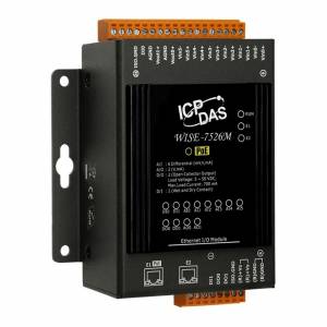 WISE-7526M WISE I/O Module with 6-channel Analog Input, 2-channel Analog Output, 2-channel Digital Input, 2-channel Digital Output and 2-port Ethernet Switch, PoE