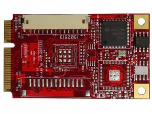 EMPL-G102-C1 Interface cards mPCIe to Single Isolated LAN horizontal, Standard Temperature 0..+70 C