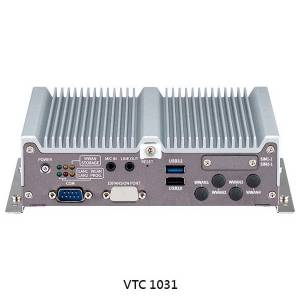 VTC-1031 Mobile Embedded PC, Intel Atom x6413E 1.5GHz CPU, 4GB DDR4 RAM, 1xVGA, 1xHDMI, 1x2.5GbE LAN, 1xGbE LAN, 1xRS232/422/485, 1xMultiport (CAN/DIO/COM), 4xUSB, 1x2.5&quot; Drive Bay, 1xMini-PCIe, 3xM.2, Audio, 9..36VDC-in Terminal Block, -40..70C Wide temp.