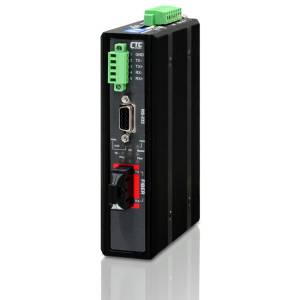 IFC-Serial-SC002 Industrial Serial RS-232/422/485 Fiber Media Converter with Multi-mode SC port, Distance 2km, 2.5kV Isolation, Redundant Dual 12/24/48VDC Input Power, -10.. 60C Operating Temperature