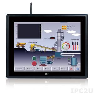IOVU-17F-AD-R10 17&quot; TFT LCD with projected capacitive touch screen, Freescale i.MX6 Cortex-A9 1.0GHz CPU, 2GB DDR3, 8GB Nand Flash, 2xUSB, 2xCOM, 1xGbE LAN PoE, 1xCAN 2.0, 4xGPIO, SD slot, Audio, power supply 12-36V DC