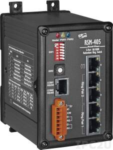 RSM-405 Industrial Redundant Ring Switch with 5 10/100 Base-T Ports, IP30