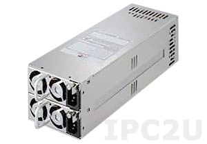 ZIPPY R2W-5600P3V 2U Redundant AC Input 600+600W ATX Industrial Power Supply, with Active PFC, RoHS