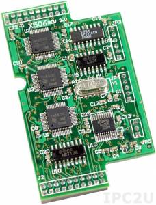 X506 6xRS-232 Board, 3-Wire Interface, for I-7188XB/EX