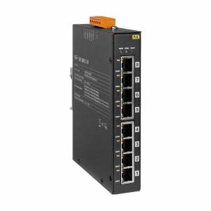 NSM-208PSE-24V Industrial Smart Ethernet Switch with 8 10/100 Base-T Ports, Wide Temperature Range, IP30, 24VDC in