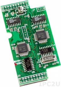 X502 RS-232 Board, 4-Wire & 2-Wire Interface, for I-7188XC
