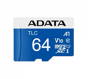 IUDD33K-064GITB5 64GB Industrial ADATA Micro SD Card IUDD33K, 3D TLC, R/W 90/48 MB/s, 3K P/E cycle, Wide Temperature -40..+85 C