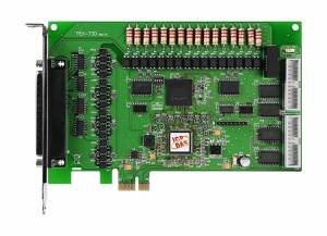 PEX-730 PCI Express x 1 Isolated 16DI, 16DO, Non-Isolated TTL 16DI, 16DO Card